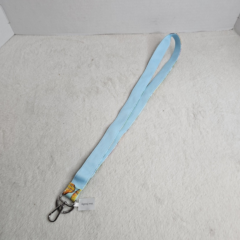 Vera Bradley Lemon Grove Wide Lanyard Floral Lemons NWT - Picture 4 of 5